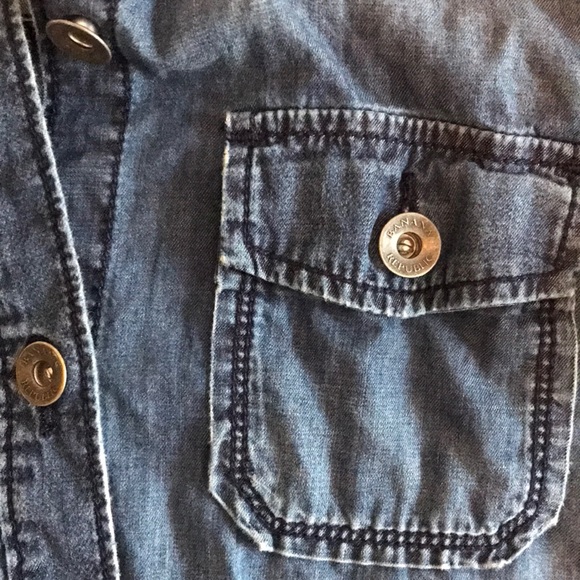 Banana Republic Chambray Utility Shirt, size XS. Great Used Condition. - Picture 4 of 10